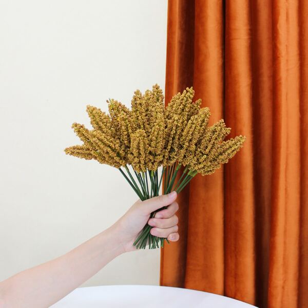 

6pcs Artificial Plant, Brown