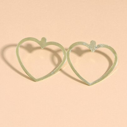 Heart Stud Earrings