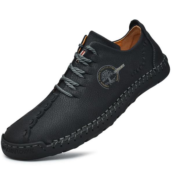 

Men Plants Graphic Lace Up Front Dress Shoes, Black