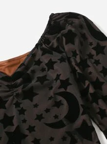 Đầm Xù Thiên hà Tất cả trên in Giải trí - Nhiều màu - Xem 3