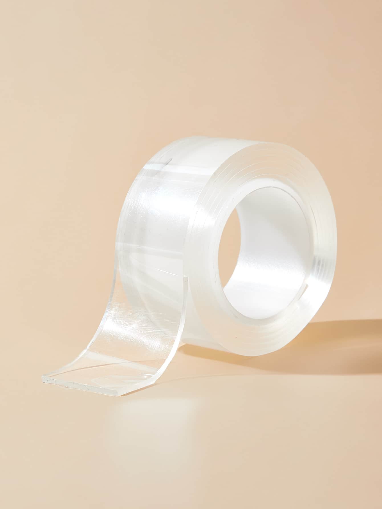 1roll Transparent Double Sided Tape, Reusable Strong Sticky Waterproof Adhesive Nano Tape, Cleanable Kitchen Bathroom Supply