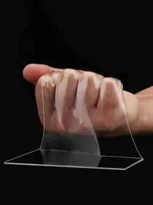 1 rollo de cinta transparente de doble cara, Nano cinta adhesiva resistente al agua reutilizable fuerte, suministro de baño de cocina lavable - transparente - Ver 7