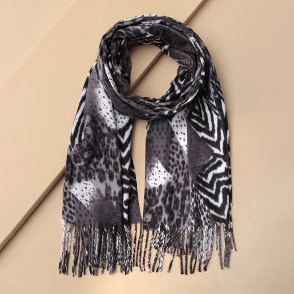 

Leopard Print Scarf, Multicolor
