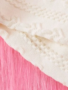 ROMWE Kawaii 3pairs Ruffle Trim Ankle Socks