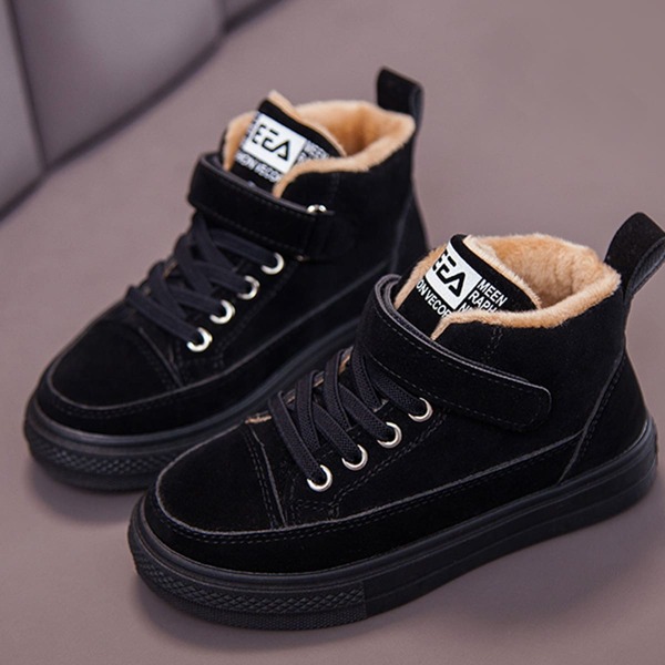 

Girls Minimalist High Top Skate Shoes, Black