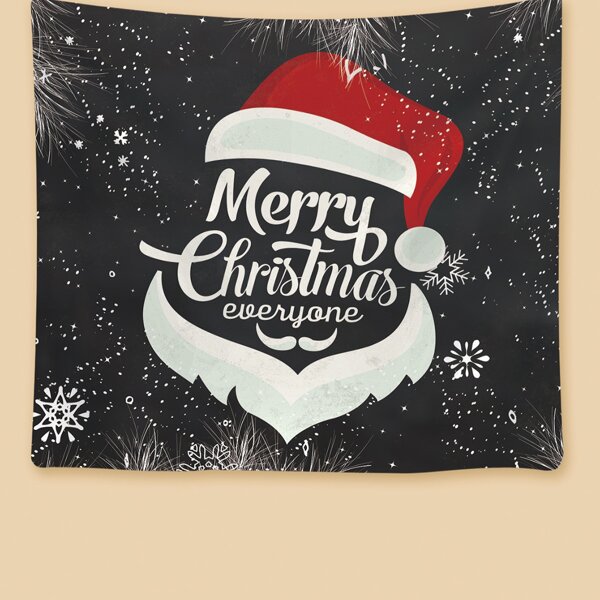 

Christmas Print Tapestry, Multicolor