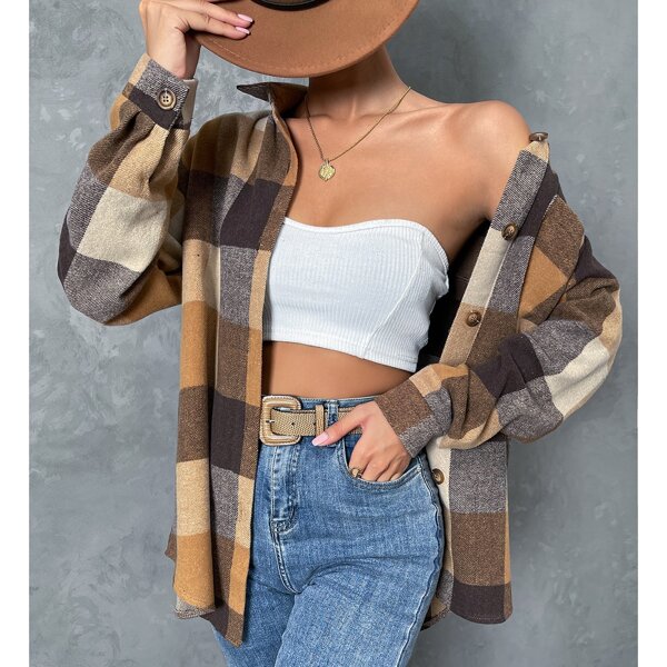 

Пальто в клетку, Многоцветный