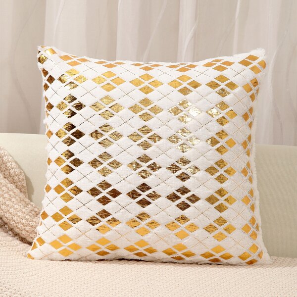 

Geometric Design Cushion Cover Without Filler, Multicolor