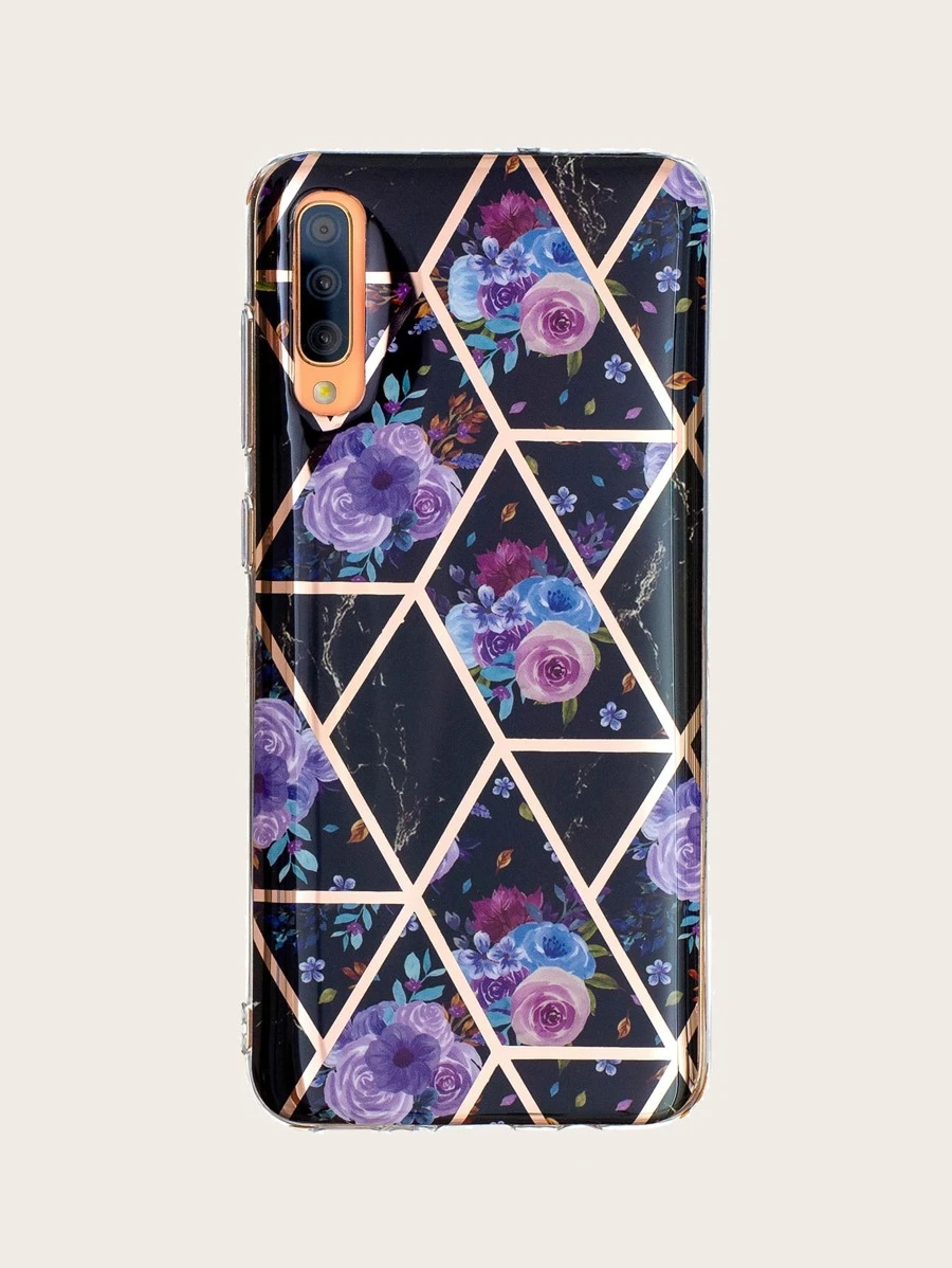 Marble Pattern Phone Case - Multicolor - View 1