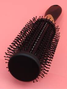 1 pieza Peine del rodillo del pelo - Negro - Ver 3