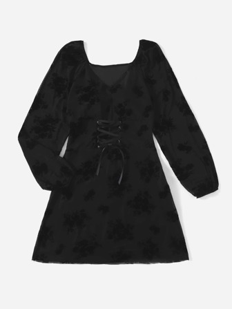 Robe avec tulle
