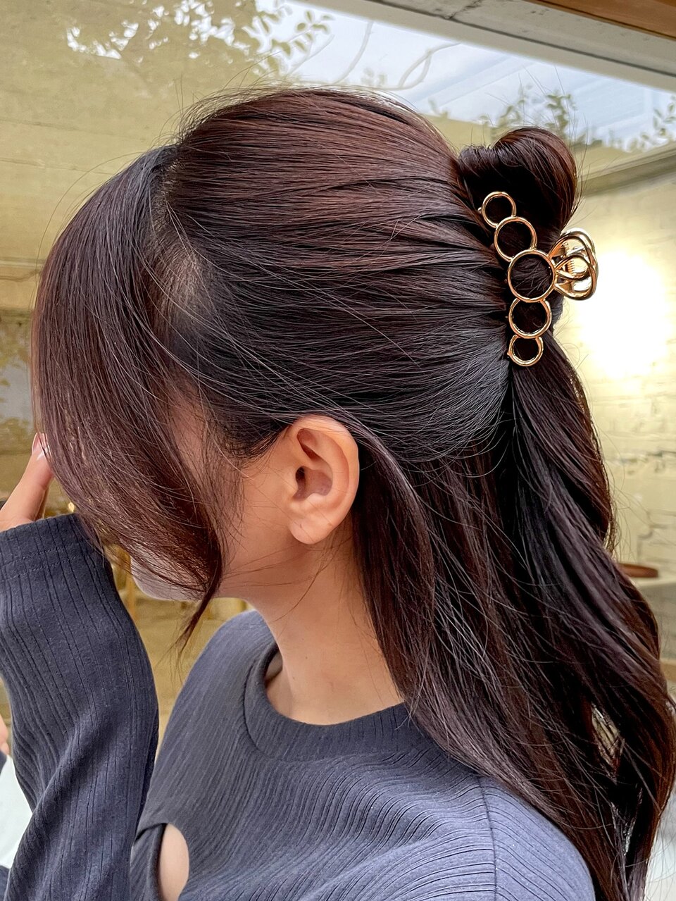 Geo Decor Hair Claw Casual Claw Clips Hair Clips Hair Jaw Clip Hair Clamps Hair Clutch Hair Catcher Clip