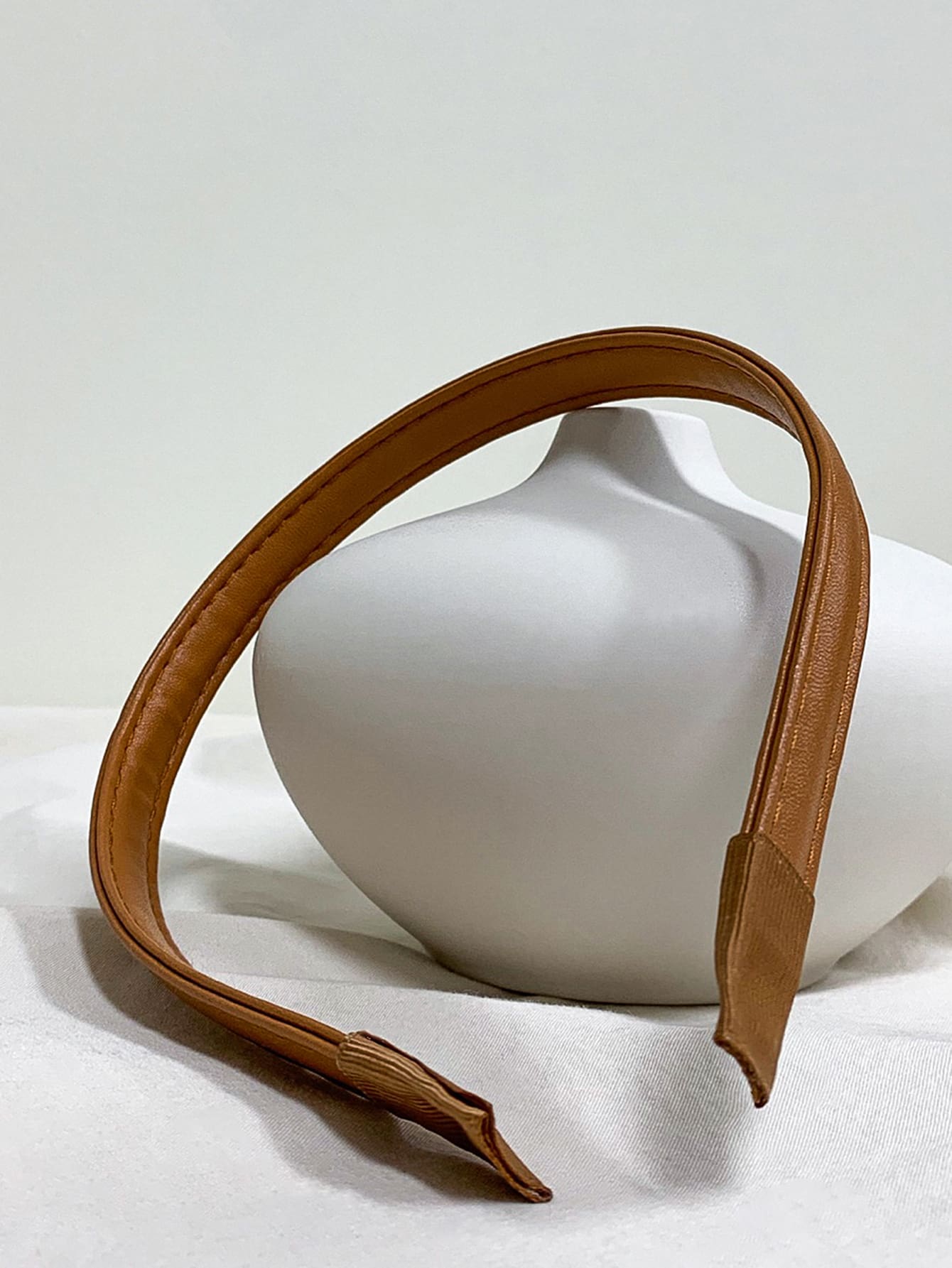 Solid PU Leather Headband