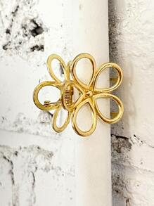 DAZY Flower Decor Hair Claw Casual Perfect Gift For Friends For Daily Use Claw Clips Hair Clips Hair Jaw Clip Hair Clamps Hair Clutch Hair Catcher Clip