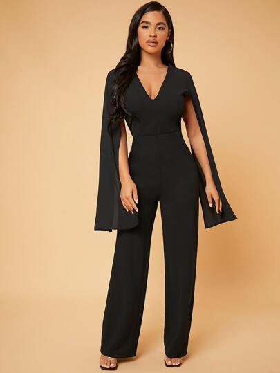 SHEIN SXY Delad Slätt Elegant Overall
