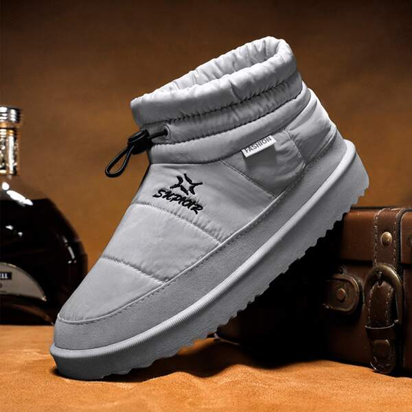

Men Minimalist Snow Boots, Grey