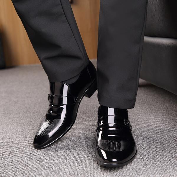 

Men Minimalist Dress Shoes, Black