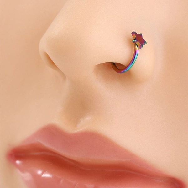 

Star Decor Nose Cuff, Multicolor