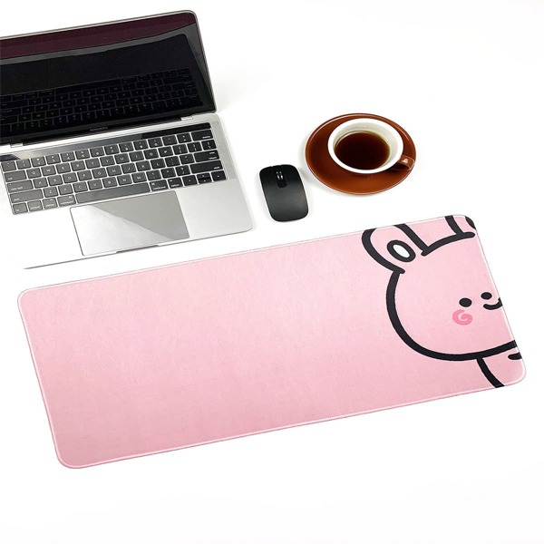 

Rabbit Pattern Mouse Pad, Pink
