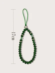 串珠手機系索 - 綠色 - 查看 3