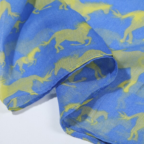 

Horse Print Scarf, Multicolor
