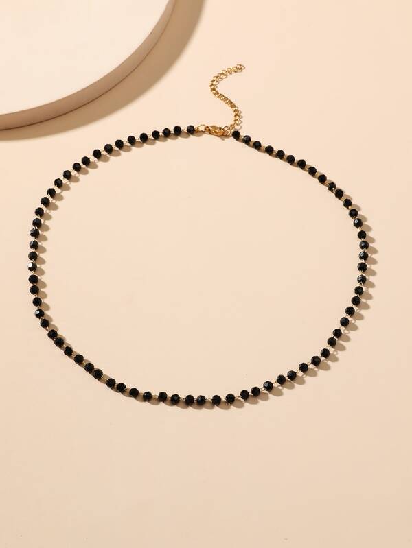 Minimalist Beaded Necklace SHEIN USA