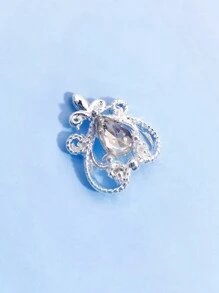 10 件心形美甲装饰 - 銀色 - 查看 4