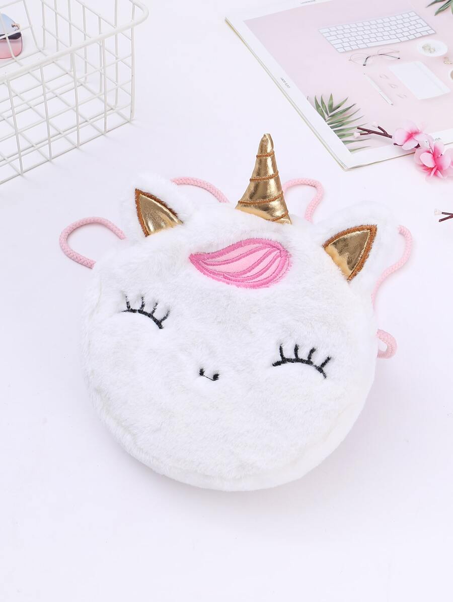 Túi đeo chéo trẻ em Khối Màu - trắng - Xem 1