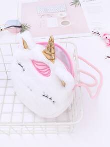 Túi đeo chéo trẻ em Khối Màu - trắng - Xem 3