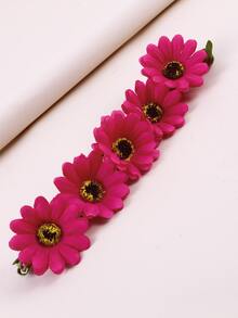 Flower Decor Hair Band - Multicolor - View 4