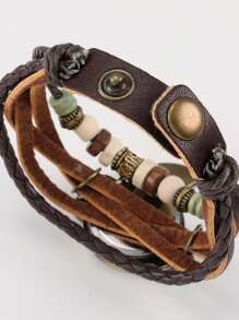 Đồng hồ bọc mặt dây chuyền lá - Đồng - Xem 4