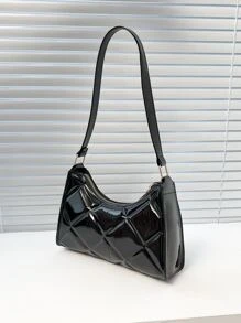 Minimalist Textured Bag - Black - View 2