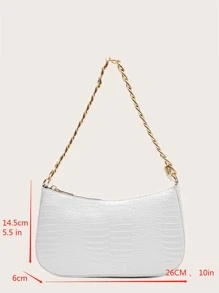 Lightweight,Business Casual Crocodile Embossed Bag For Teen Girls Women College Students,Rookies & White-Collar Workers Perfect For Office,College,Work ,Business,Commute,Outdoors, Travel, Outings