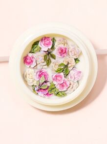 1 盒玫瑰形美甲装饰 - 彩色 - 查看 3