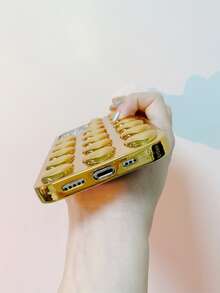 3D Heart Metallic Phone Case