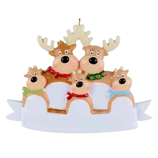 

1pc Christmas Elk Design Wall Hanging, Multicolor