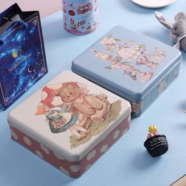 

1pc Figure Graphic Random Desk Storage Box, Multicolor