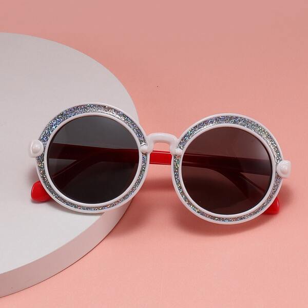 

Toddler Girls Round Frame Sunglasses, Multicolor