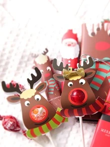 Caja De Alces Navideños - Multicolor - Ver 4