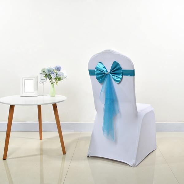

2pcs Wedding Chair Decoration, Baby blue