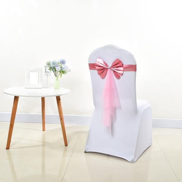 

2pcs Wedding Chair Decoration, Watermelon pink
