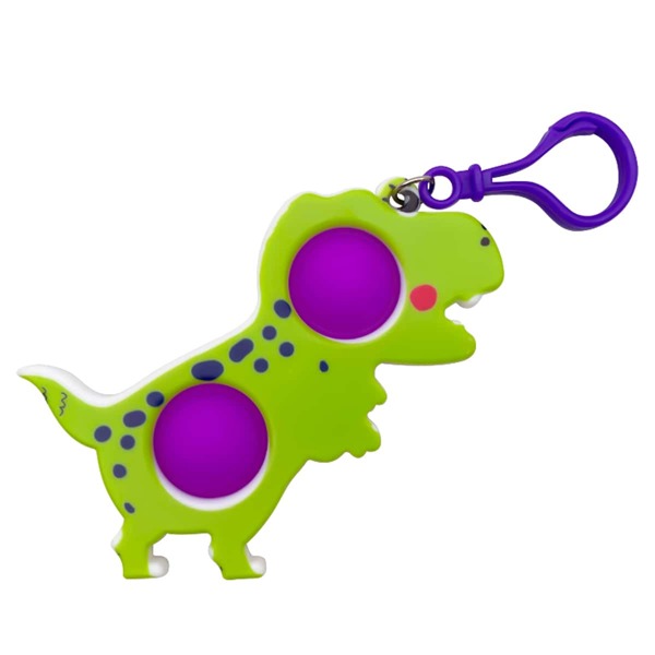 

1pc Dinosaur Shaped Push Pop Bubble, Multicolor