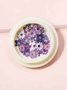 1盒花形美甲装饰DIY指甲饰品美甲宝石美甲用品指甲 - 彩色 - 查看 3