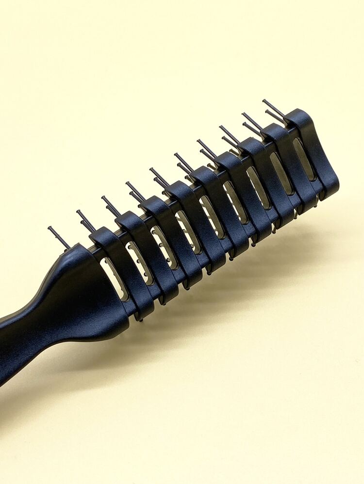 salon fashion 1pc Detangling Hair Brush With Handle, Suitable For All Hair Types, Unisex, Dry & Wet Use, Great Gift For Girls (Black), Hair Brush, Hairstyling Tool, Salon & Travel Essential, Back To School, Vacation Must-Have, Women's Hair Accessory, Brush