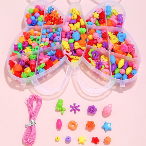 

1box Girls Bead DIY Jewelry Accessory, Multicolor