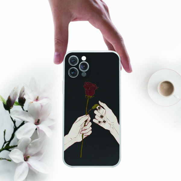 

Rose Pattern Phone Case, Multicolor