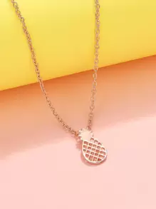 金色水果兒童項鏈 - 金黃色 - 查看 1