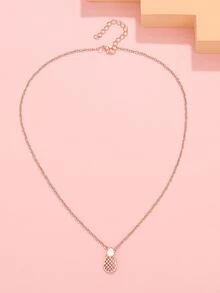 金色水果兒童項鏈 - 金黃色 - 查看 3