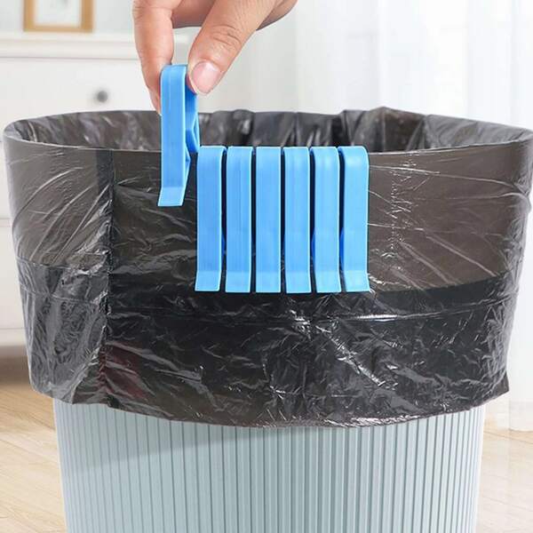 

12pcs Random Color Garbage Bag Fixing Clip, Multicolor