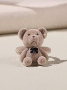 熊裝飾戒指 - 棕色 - 查看 1